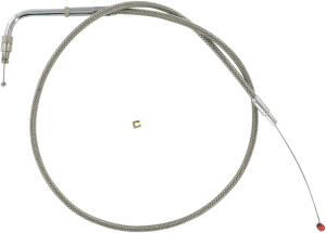 Stainless Steel Throttle/idle Cable Silver Standard, 1, nordicamoto.ro