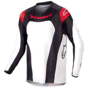 Tricou Copii Alpinestars Racer Ocuri White