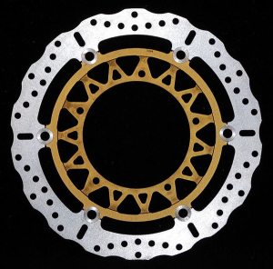 Contour X Series Brake Rotor Gold, Silver, Stainless Steel