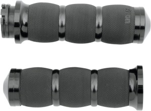 3-ring Air Cushioned Grips Black, 1, nordicamoto.ro