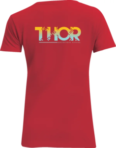 Tricou Dama Thor 8 Bit Red M, 2, nordicamoto.ro