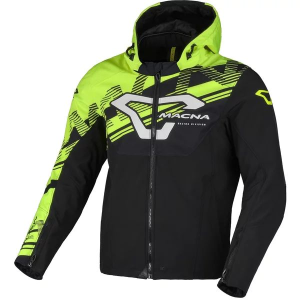 Geaca softshell de vara MACNA ATRACOR DESIGN S Negru/Bej, nordicamoto.ro