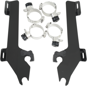 Fats/slim Windshield Trigger-lock Complete Mount Kit Black