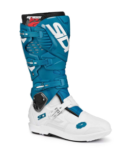 Cizme Sidi Crossfire 3 SRS White/Petrol