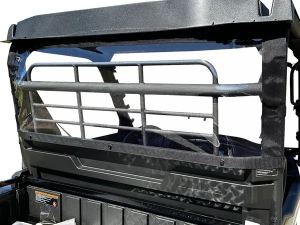 Utv Rear Windscreen Black 