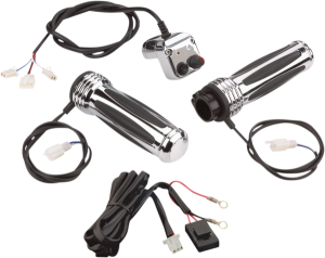 Comfort Heated Grips Chrome, 2, nordicamoto.ro