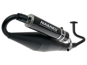 Naraku Crossover Full Exhaust System Black, 3, nordicamoto.ro