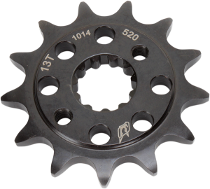 Lightweight Steel Sprocket Black, Zinc, 1, nordicamoto.ro