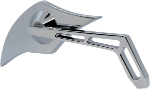 Billet Aluminum Mirrors With Clear Glass Silver, 3, nordicamoto.ro