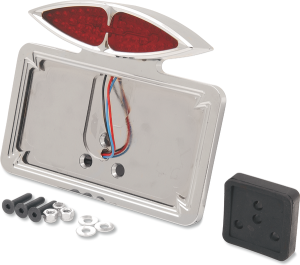 Cateye Taillight And License Plate Mount Chrome