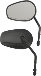 Oem-style Teardrop Mirror Black, 1, nordicamoto.ro