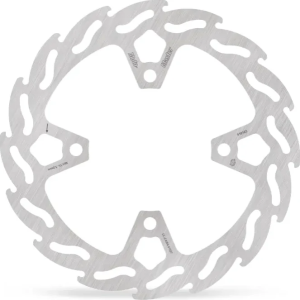 Flame Fixed Brake Rotor Silver, Stainless Steel, nordicamoto.ro