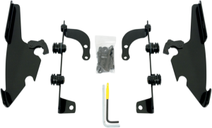 Fats/slim Windshield Trigger-lock Complete Mount Kit Black