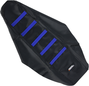 Husă pentru scaun MOOSE RACING cu textură striată, albastru-negru, 1, nordicamoto.ro