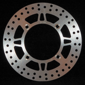 Round D-series Scooter Brake Rotor Silver, Stainless Steel, Zinc, 1, nordicamoto.ro