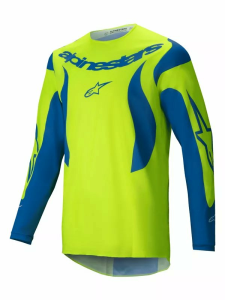 Tricou Alpinestars Fluid Haul Blue/Yellow