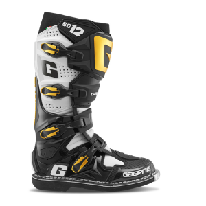 Cizme Gaerne SG12 Luxe Black/White/Gold