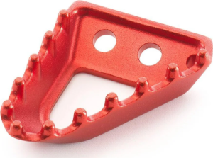 Footbrake lever step plate