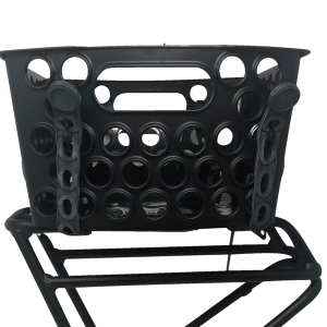 Dairyman Universal Rear Bicycle Basket Black, 5, nordicamoto.ro