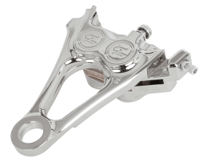 4-piston Differential-bore Rear Caliper Chrome, 4, nordicamoto.ro