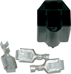 Replacement Headlight Socket And Terminal Kit Black, 1, nordicamoto.ro