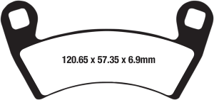 Plăcuțe de frână sinterizate (r)r(r) cu durată lungă de viață, 1, nordicamoto.ro
