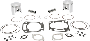 Piston Kit With Gaskets For Snowmobile