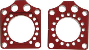 Axle Blocks Red, Anodized