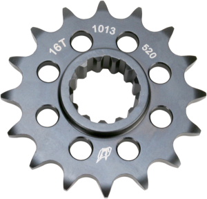 Lightweight Steel Sprocket Black, Zinc, 1, nordicamoto.ro