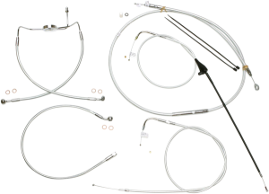 Sterling Chromite Ii® Designer Handlebar Installation Kit Silver, 2, nordicamoto.ro