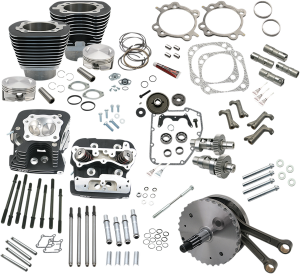 124(r) Hot Set Up® Engine Performance Kit Black, Powder Coated