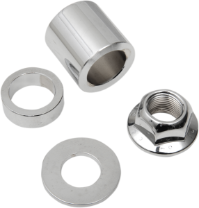 Axle Spacer/nut Kit Silver