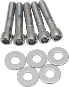 Rotor, Sprocket And Belt Mounting Hardware Kit Silver