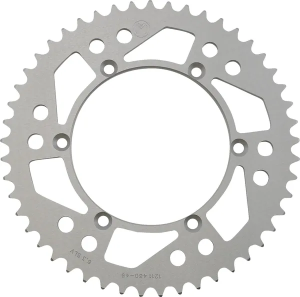 MOOSE RACING Rear Aluminum Sprocket Silver 