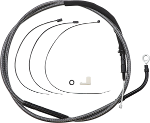 High-efficiency Polished Karbonfibr Clutch Cable Silver, 1, nordicamoto.ro