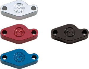 E-brake Block-off Plate Blue