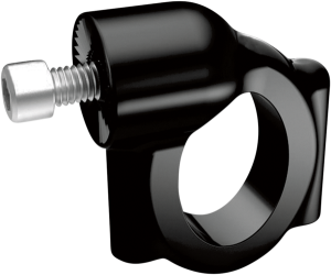 Side-mount License Plate Mount Clamp Gloss Black
