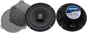 Gen 4 6.5” 2 Ohm Front Speakers With Grills Black, 1, nordicamoto.ro