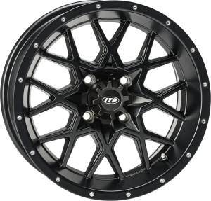 Hurricane Wheel Black  14 x 7, 1, nordicamoto.ro