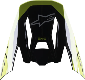 Sm5 Helmet Visor Black, Yellow 
