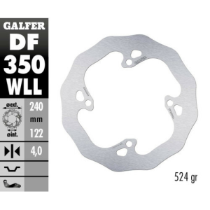 Disc frana spate Suzuki RM 250 Z Galfer Solid