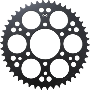 MOOSE RACING Pinion spate din oțel, negru, zincat 