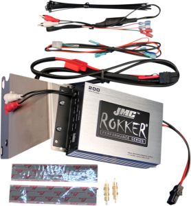 Jmc Rokker® 200 W 2-channel Amplifier Kit Black, Silver