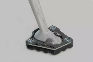 Sidestand Foot Extension Black, Silver 