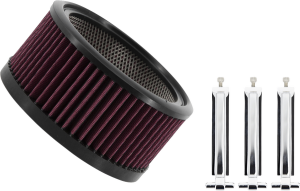 Big Power Filter Kit Silver, 1, nordicamoto.ro