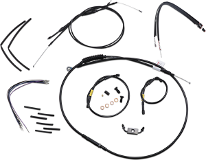 Jail Bar Cable Kit Black, 1, nordicamoto.ro