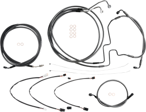 Karbonfibr Designer Handlebar Installation Kit Silver
