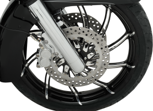 Two-piece Brake Rotor Black, Silver, Matte