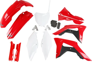 Set de carenaje pentru Honda – negru, roșu, alb, 1, nordicamoto.ro