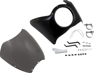 Direct Bolt-on Fairing Black, Smoke, Gloss, 1, nordicamoto.ro